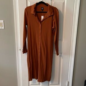 Midi long sleeve dress from Gap